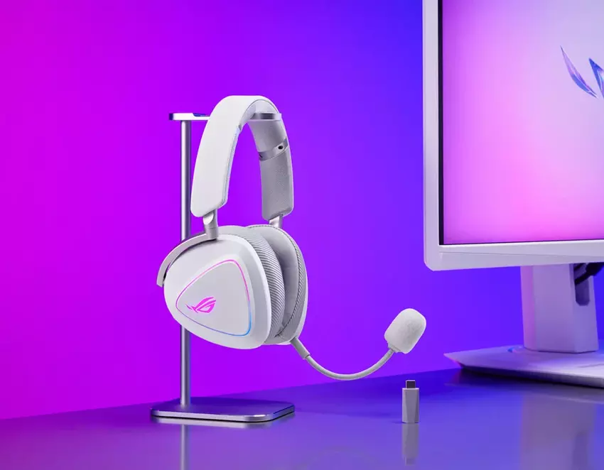 ROG Delta 2 Mondlichtweiß. Illustration von Asus