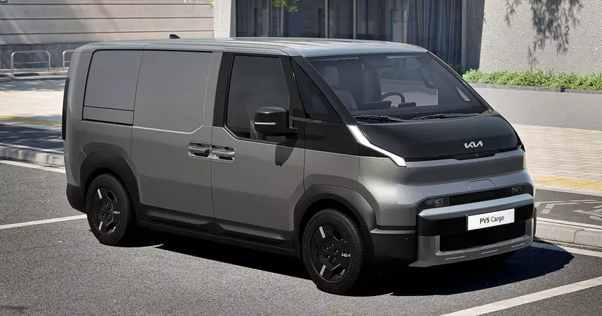Das Außendesign des neuen Elektro-Vans Kia PV5 wurde enthüllt