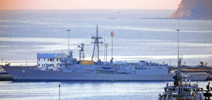 Die Fregatte Capitán Prat wird modernisiert