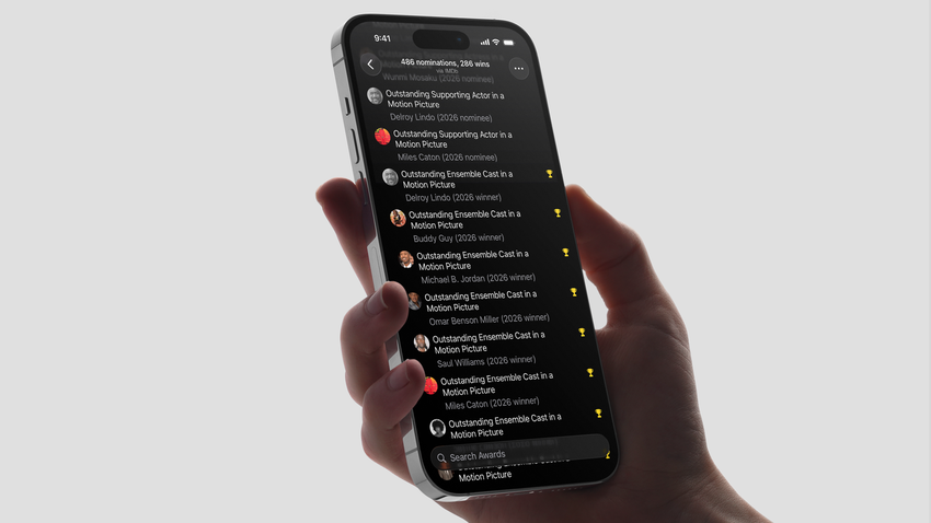 Oberfläche der Binge-Filmverfolgungs-App