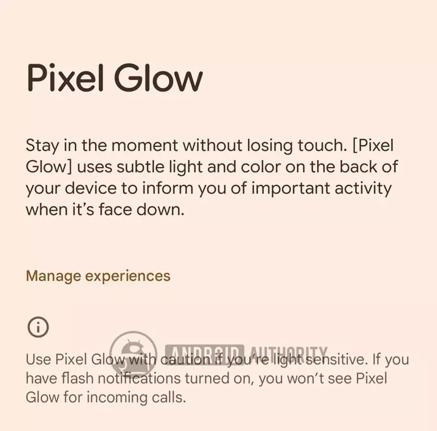 Vorschau der Pixel Glow-Funktion
