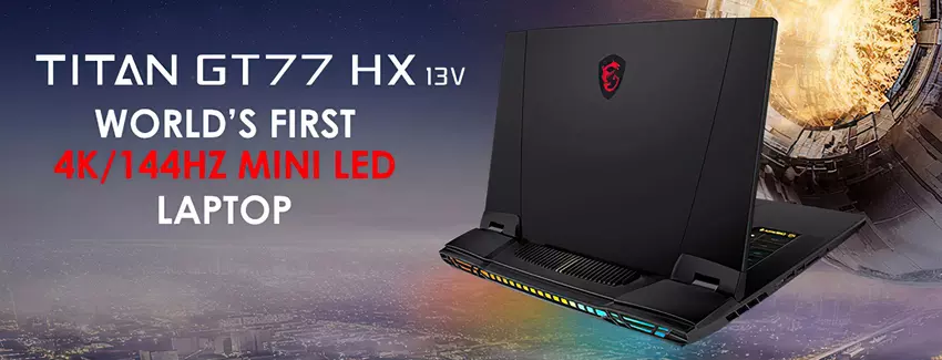 MSI kündigt das weltweit erste Gaming-Notebook mit Mini-LED-4K-Display bei 144 Hz an