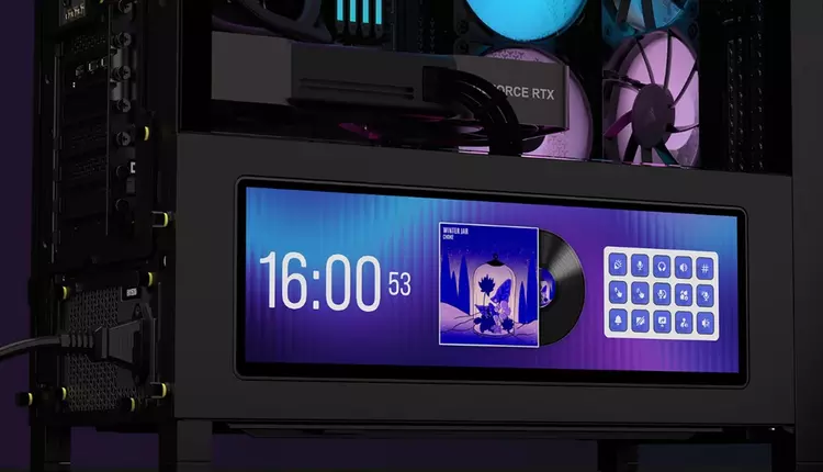 Corsair stellte das Frame 4000D LCD ...