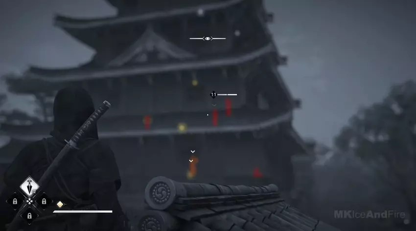 Feinde sind rot hervorgehoben, Verbündete orange