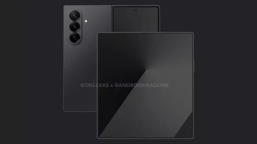 Samsung Galaxy Fold 7 hat in der ersten Renderings, die vollständig offenbaren sein Design erschienen