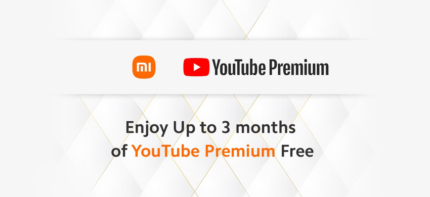 Käufer von Xiaomi-Smartphones erhalten bis zu drei Monate YouTube Premium-Abonnement kostenlos