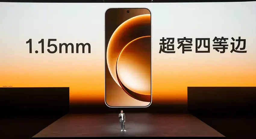 OnePlus 15 mit einem nahezu randlosen Design