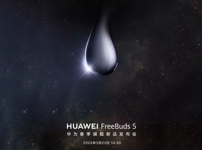 Huawei stellt am 23. März FreeBuds 5 TWS-Kopfhörer mit ungewöhnlichem Design vor
