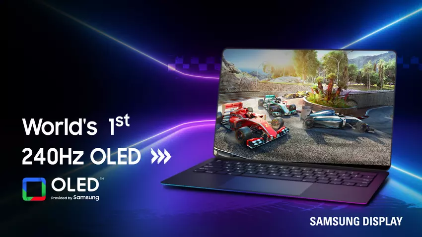 Samsung hat das weltweit erste 240-Hz-OLED-Display für Laptops angekündigt