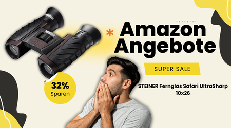 STEINER Safari UltraSharp 10x26 Fernglas – Spare jetzt 51€!