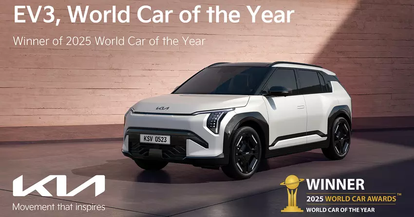Kia EV3 wird zum Weltauto des Jahres 2025" nominiert