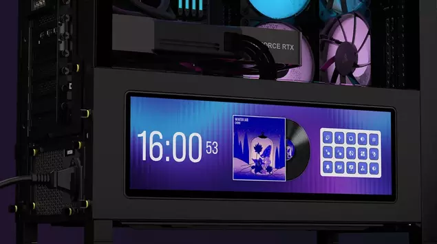 Corsair stellte das Frame 4000D LCD ...