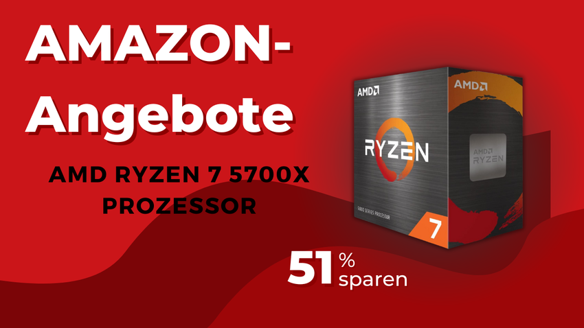 AMD Ryzen 7 5700X Prozessor – Massiver Cyber Monday Rabatt von 145€!