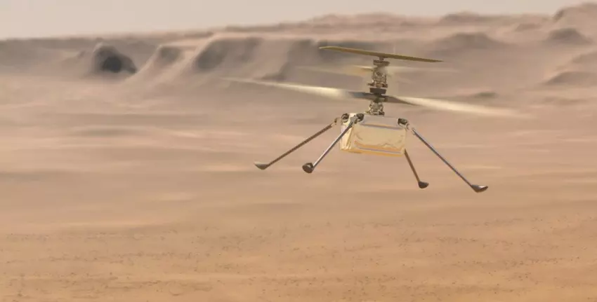 Ingenuitys letzter Flug über den Mars endet beinahe mit einem Absturz eines unbemannten Hubschraubers