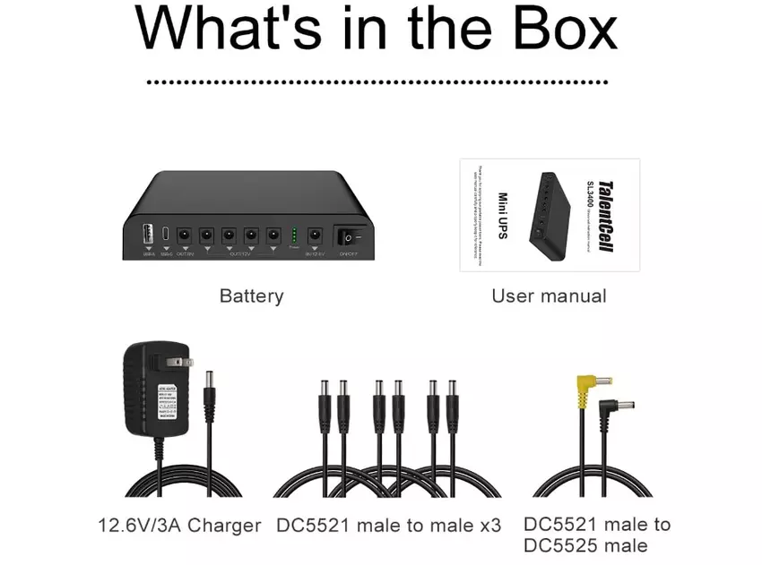 TalentCell SL3400 kleines USV-Modem