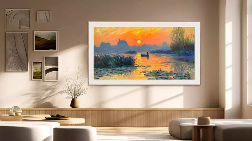 Beispiel für die Nutzung des Art Mode auf dem TCL A400 Pro