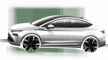 Die ersten Designskizzen des überarbeiteten Škoda Enyaq und Enyaq Coupé mit Modern Solid Design wurden gezeigt