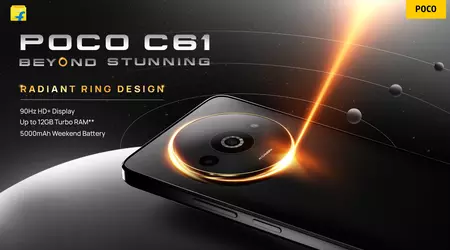 POCO C61: 90Hz-Display, MediaTek Helio G36 Chip und Dual-Kamera ab $89