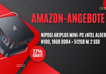 NiPoGi AK1PLUS Mini PC: Leistungsstarker Zwerg ...