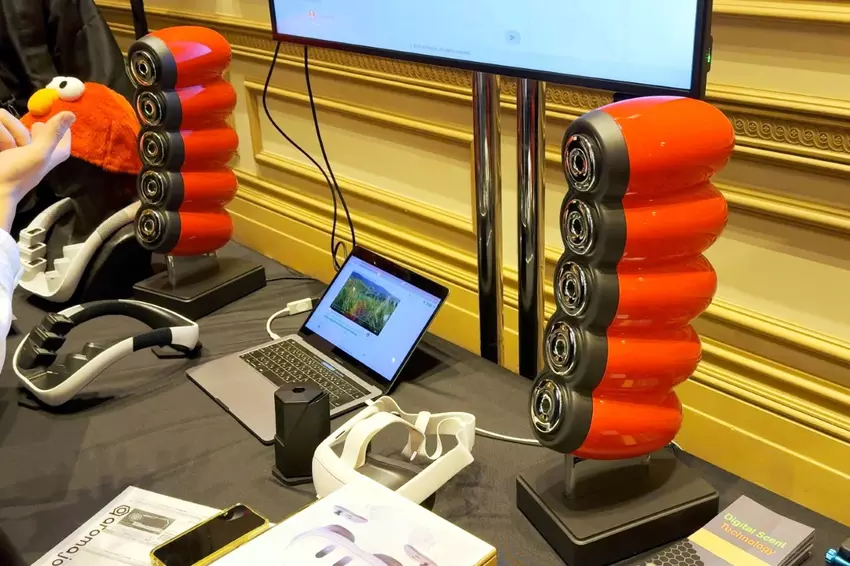 Von Karamell bis Stadtsmog: Der Aroma Speaker 60, der Gerüche wiedergibt, wird auf der CES 2024 vorgestellt