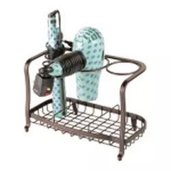 mDesign Metall Haarpflege &amp; Styling Werkzeug Organizer