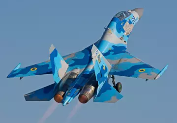 Die ukrainische Kampfflugzeuge und Artillerie zerstörten ...