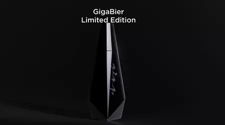 Tesla bringt GigaBier auf den Markt - drei beleuchtete Flaschen im Stil eines Cybertrucks für 89 €