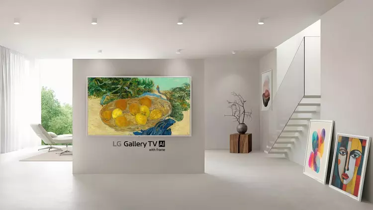 LG stellt neuen leinwandartigen Kunstfernseher auf ...
