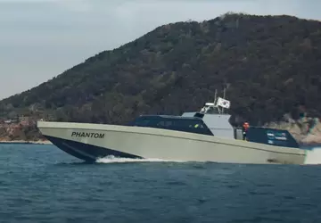 Südkorea hat ein hochmodernes Phantom-Abfangjägerboot mit ...