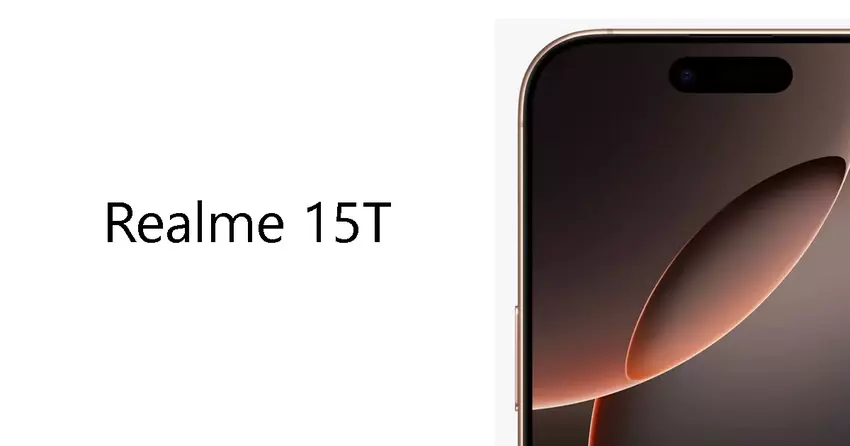 Realme wird sein Sortiment mit dem kompakten Realme 15T erweitern (Spule)
