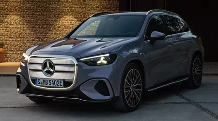 Mercedes hat den elektrischen GLC mit einem riesigen beleuchteten Kühlergrill vorgestellt