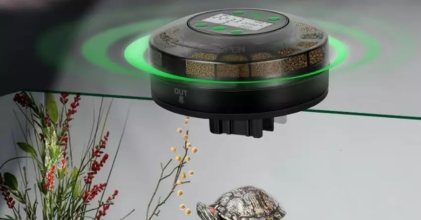 Programmierbarer Fischfutterspender von Papettly