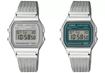 Casio A158 WEM-Uhren mit neuem Metallarmband ...