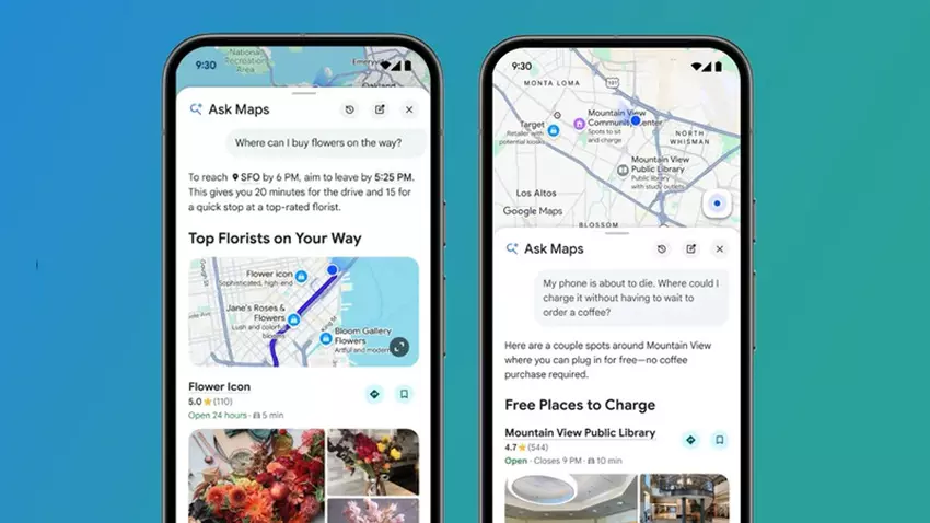Ask Maps auf Google Maps