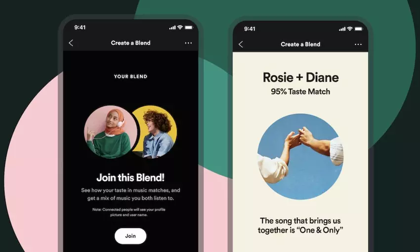 Spotify führt mit "Blend" gemeinsame Wiedergabelisten für alle Nutzer ein