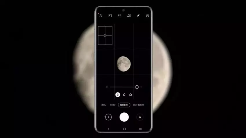 Samsung Galaxy Ultra Flaggschiffe fälschen Bilder des Mondes im Space Zoom Modus