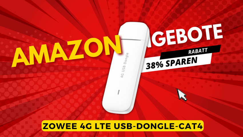 Zowee 4G LTE USB-Dongle – Sensationelle 38% Rabattaktion!