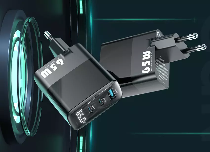 KUULAA 65W Triple Port Bildschirmladegerät für 15 $