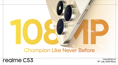 Jetzt ist es offiziell: Die neue Version des realme C53 mit einer 108 MP-Kamera und einem 5000 mAh-Akku wird am 19. Juli auf den Markt kommen