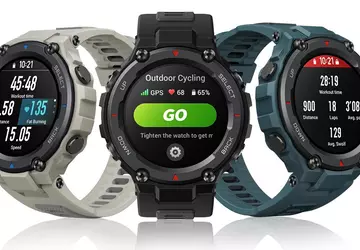 Amazfit T-Rex Pro mit einem robusten ...