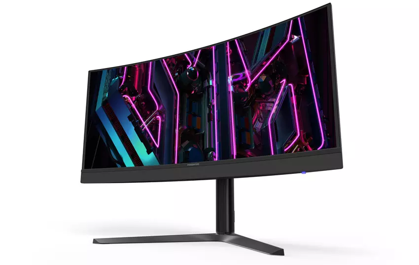 Der Acer Predator X34 V, ein 3.5K Curved Gaming Monitor mit 175Hz Bildwiederholrate und einem Preis von 1299€, wird vorgestellt