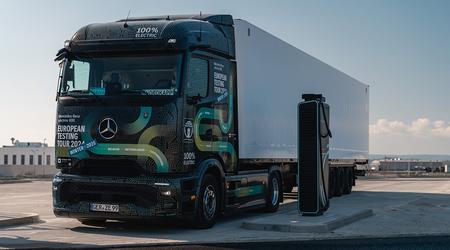 Elektro-Lkw Mercedes eActros 600 strebt Guinness-Rekord an