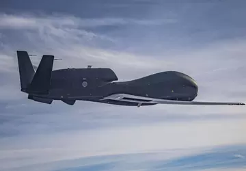 Die strategische Drohne RQ-4B Global Hawk ...