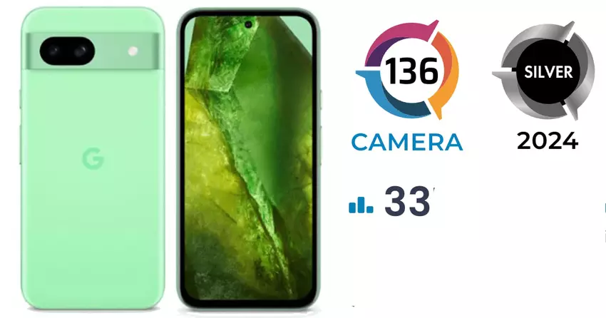 Im DXOMARK-Test hat die Kamera des Google Pixel 8a-Smartphones 136 Punkte erreicht: das ist der 2. Platz im Preissegment ($400-$600)
