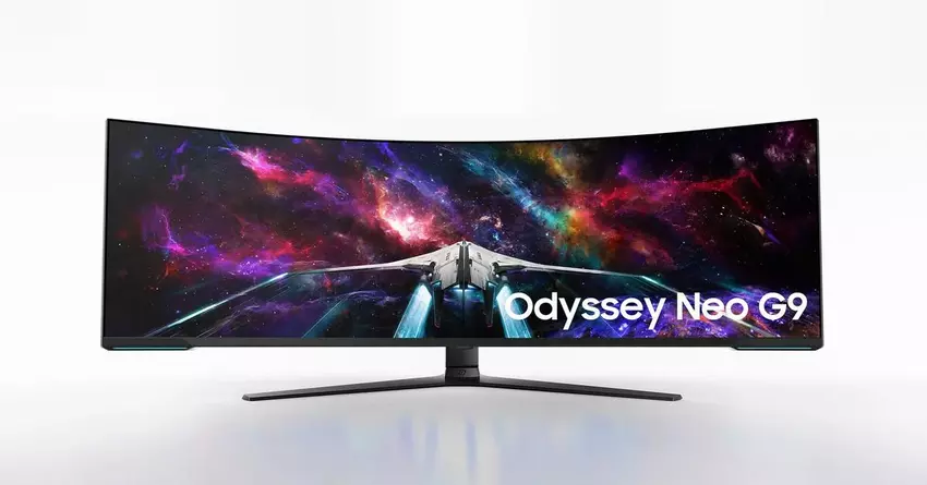 Samsung stellte einen neuen gebogenen 8K-Monitor Odyssey Neo G9 57" Diagonale