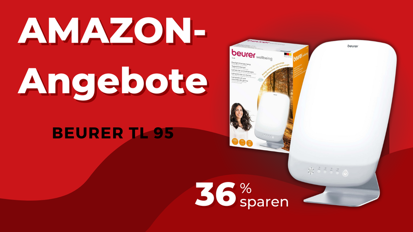 Beurer TL 95 Tageslichtlampe: Jetzt mit erstaunlichen 90€ Preisvorteil!