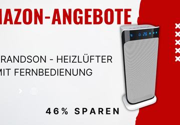 Brandson Keramik-Heizlüfter mit Fernbedienung – Spare ...