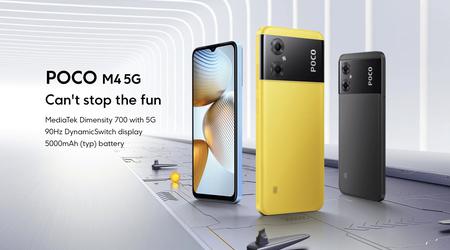 POCO M4 5G auf dem globalen Markt veröffentlicht: MediaTek Dimensity 700 Chip, 90 Hz Bildschirm und 5000 mAh Akku für 219 €