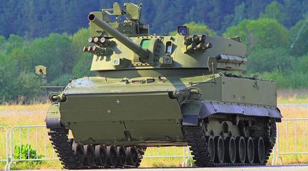 Die Russen haben in der Ukraine zum ersten Mal den Einsatz der sehr seltenen Artillerie- und Mörserpistole 2S31 "Vena" gezeigt