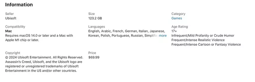 Screenshot aus dem App Store